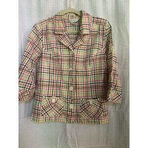 Christopher And Banks Women Medium Striped‎ Light Blazer